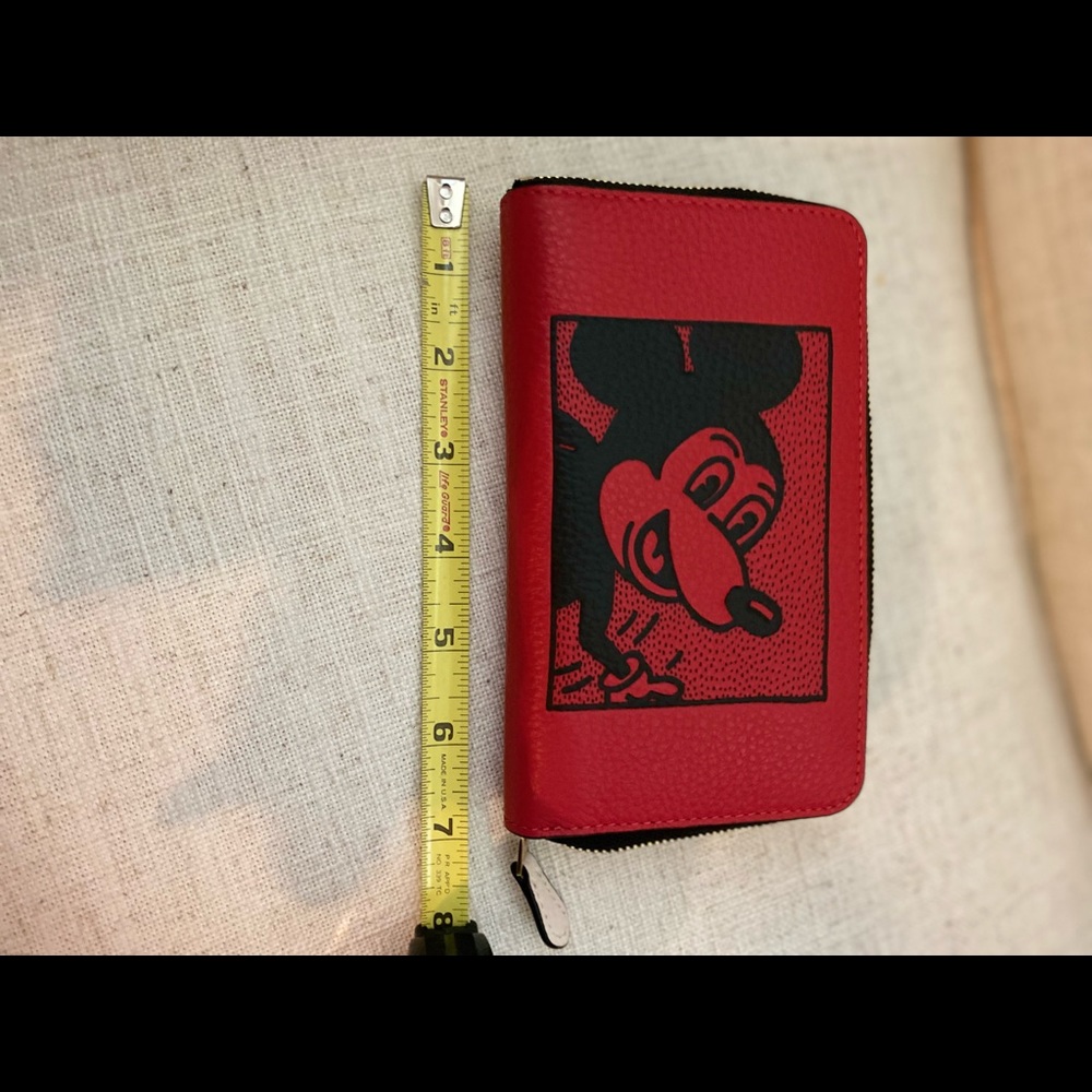 Coach Limited Edition Keith Haring Mickey Mouse wallet. NWT - Picture 3 of 12